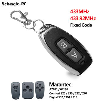 Marantec 433.92MHz дистанционно управление за гаражна врата, съвместимо с цифрово 302 / 304 / 313 / 323 / 321 / 211 / 212 / 222 /221 224 433