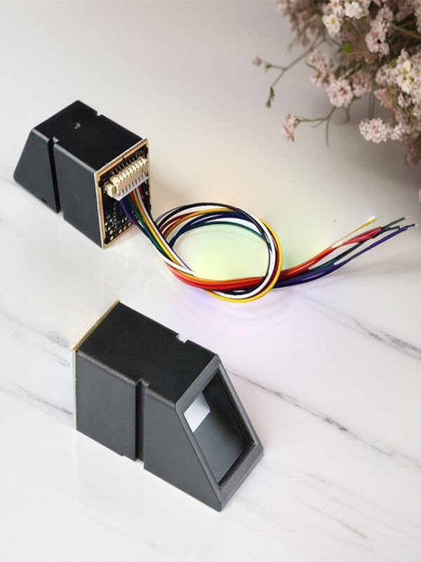 AS608 sõrmejäljelugeja anduri moodul Optiline sõrmejäljemoodul Arduino lukkude jadaliidese jaoks