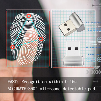 Скенер за четец на пръстови отпечатъци за лаптоп за Windows 7 8 10 11 Hello Модули за влизане/влизане за лаптопи Модул за отключване на пръстови отпечатъци за компютър