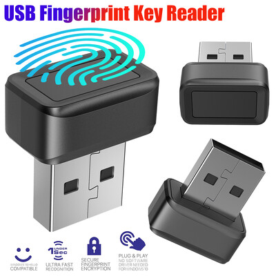 USB pirštų atspaudų raktų skaitytuvas nuo klastojimo biometrinis pirštų atspaudų skaitytuvas, skirtas Windows Hello Dongle PC Mini saugos raktas 360° Touch