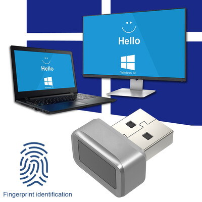 USB pirkstu nospiedumu atslēgu lasītāja modulis operētājsistēmai Windows 7 8 10 11 Hello biometriskā skenera piekaramā atslēga klēpjdatoriem PC pirkstu nospiedumu atbloķēšanas modulis