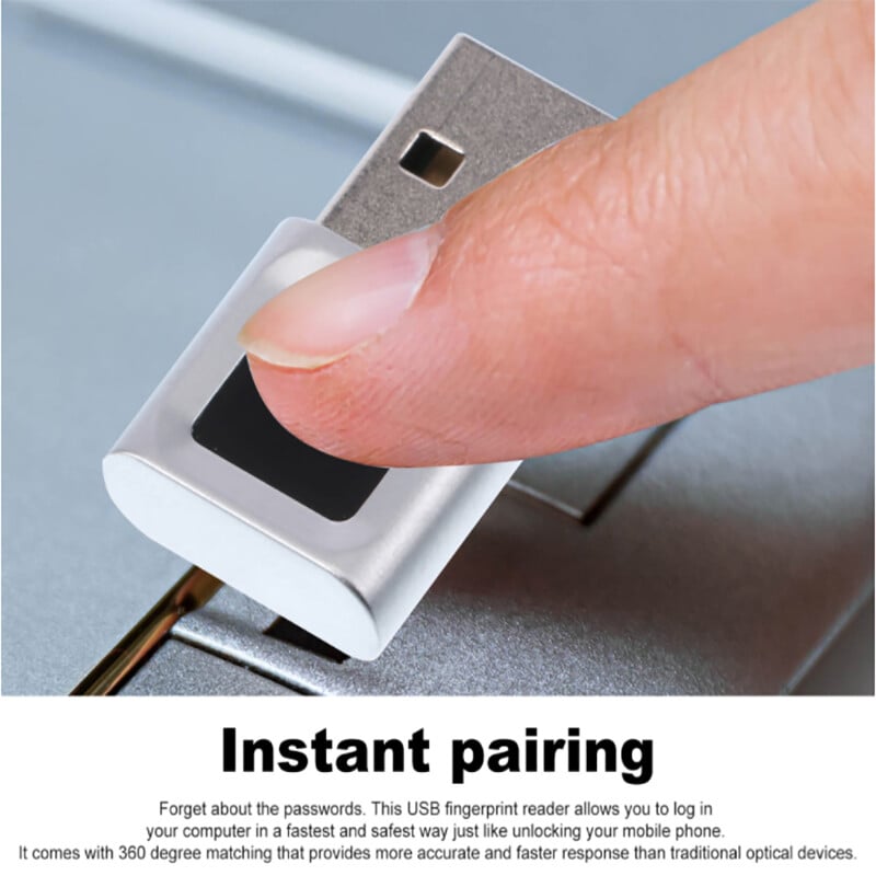 USB-sõrmejäljelugeja operatsioonisüsteemile Windows 10 /11 Tere, sülearvuti biomeetriline skanner tabalukk, paroolivaba sisselogimine sisselogimise avamismoodul