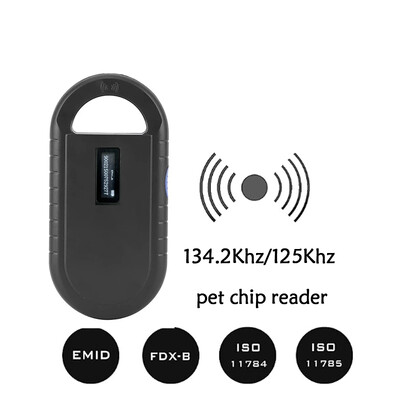 Pet ID Reader Αναμεταδότης Chip 134,2Khz FDX-B Pet Scanner ISO11784/5 Animal RDID USB Dog Cat Horse Handheld Microchip Scanner