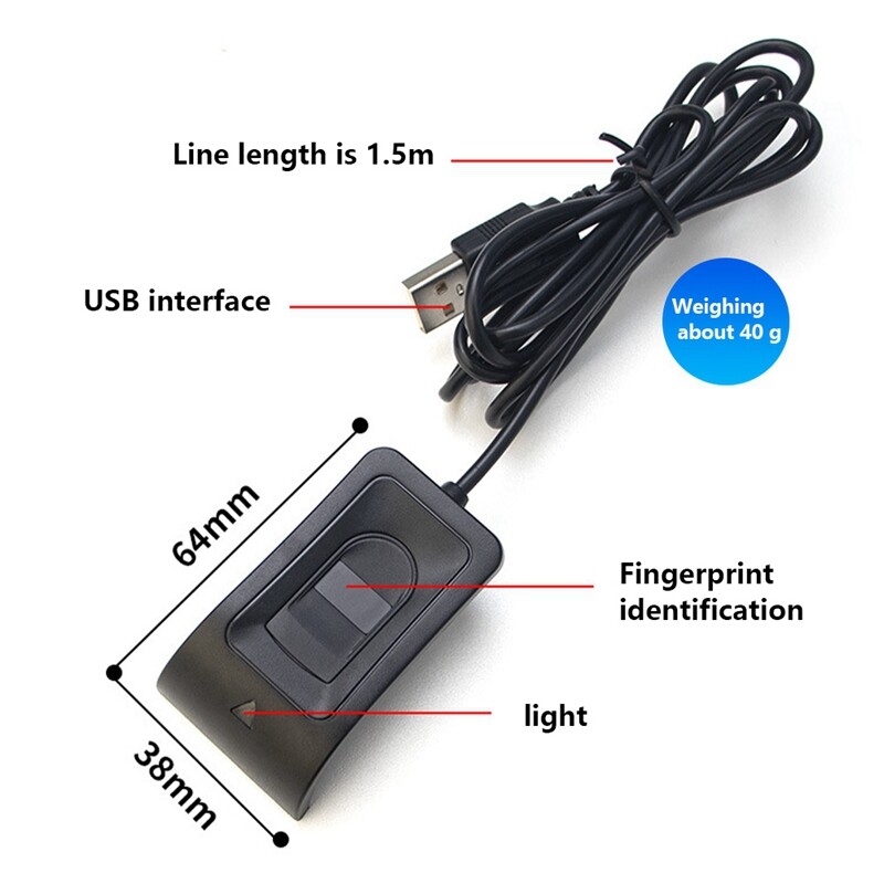 Pirkstu nospiedumu pieteikšanās USB Dators Pirkstu nospiedumu atpazīšana Sāknēšanas programmatūra Bloķēšana Pirkstu nospiedumu atpazīšana