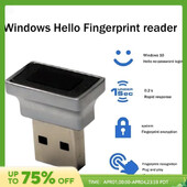 Modul USB cititor de amprentă pentru Windows 10 11 Hello Scanner biometric Lacăt Modul de deblocare a amprentei Accesorii pentru laptop