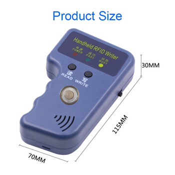 RW1990 TM Копир RFID Дубликатор Четец TM1990 ibutton DS-1990A I-Button Handheld 125KHz T5577 EM4305 EM4100 Ключове Tag Card