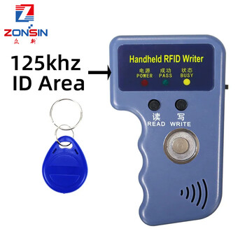 RW1990 TM Копир RFID Дубликатор Четец TM1990 ibutton DS-1990A I-Button Handheld 125KHz T5577 EM4305 EM4100 Ключове Tag Card