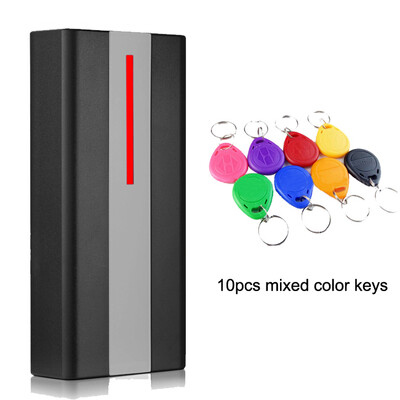 125 khz RFID prieigos kontrolės skaitytuvas 2000 vartotojo artumo RFID kortelių skaitytuvas prieigos kontrolės sistema vandeniui atspari IP67 Wiegand įvestis