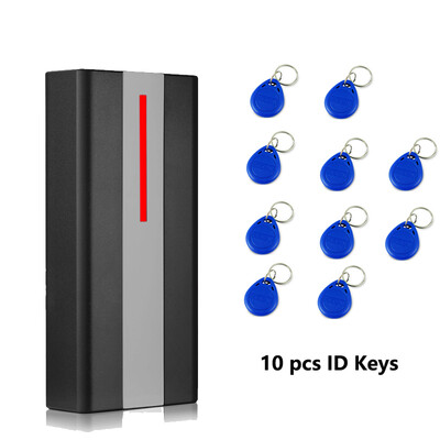 125 khz RFID prieigos kontrolės skaitytuvas 2000 vartotojo artumo RFID kortelių skaitytuvas prieigos kontrolės sistema vandeniui atspari IP67 Wiegand įvestis