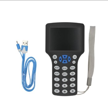 10 Συχνότητα NFC Smart Card Reader Writer Writer 125K 13,56MHz RFID Copier USB Fob Programmer Copy Encrypted Key Replicator