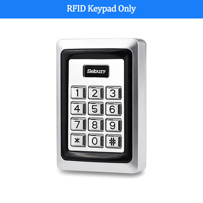 Sebury RFID klaviatuur metallist juurdepääsukontrolli klaviatuur veekindel kate välisukse avaja elektrooniline lukusüsteem 10 tk EM4100 võtmehoidja