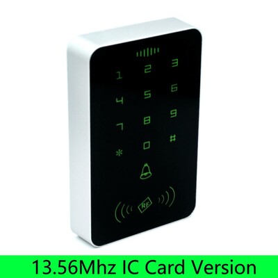 RFID-pääsuklaviatuur 125KHz ukseluku juurdepääsukontroll 1000 kasutaja läheduskaardi klahvistik 13,56Mhz juurdepääsuredaer