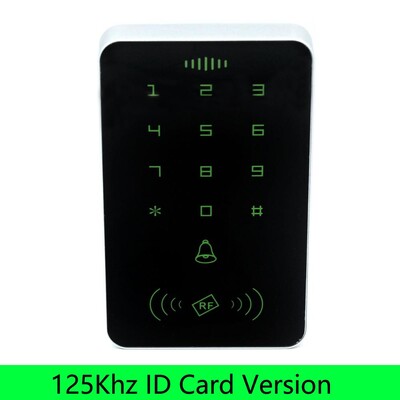 RFID-pääsuklaviatuur 125KHz ukseluku juurdepääsukontroll 1000 kasutaja läheduskaardi klahvistik 13,56Mhz juurdepääsuredaer