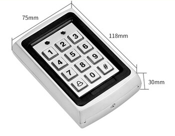 Самостоятелна клавиатура за контрол на достъпа 125KHZ RFID карта M01 Интелигентен контролер за достъп за заключване на врата