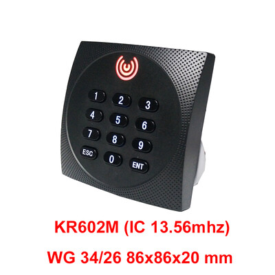 KR601E KR601M KR602E KR602M Wiegand 26 34 Πληκτρολόγιο RFID 125Khz 13,56mhz Access Control Slave Card Reader