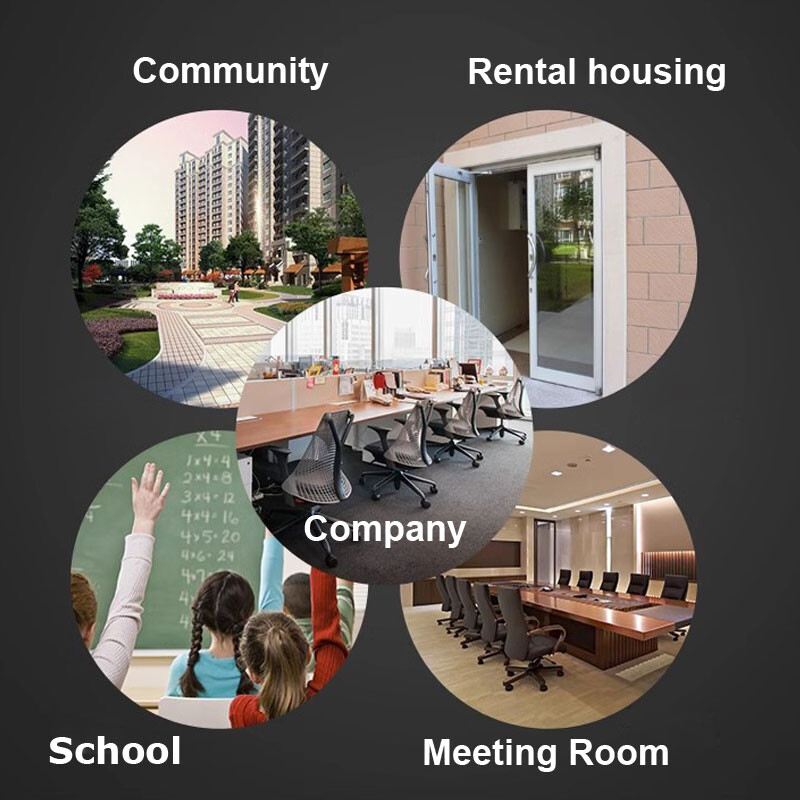 RFID iseseisev juurdepääsukontroll Suur mahutavus 10000 kasutajat Veekindel IP65 ID-kaart 125K 2tk emakaart 10tk ID sildid