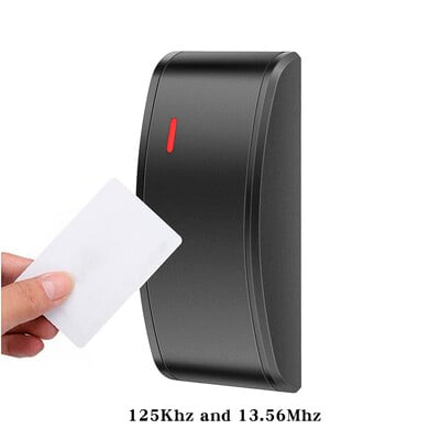IP68 Rezistent la apă 125Khz/13.56Mhz Control acces Mini cititor de carduri Cititor RFID pentru controler de acces Ieșire WG26/34