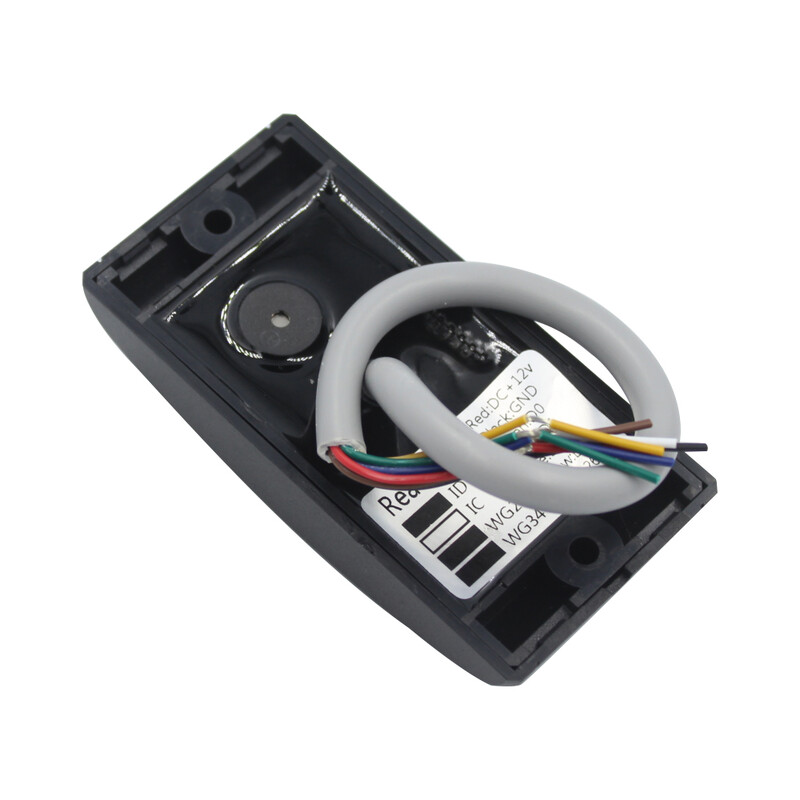 IP68 Rezistent la apă 125Khz/13.56Mhz Control acces Mini cititor de carduri Cititor RFID pentru controler de acces Ieșire WG26/34