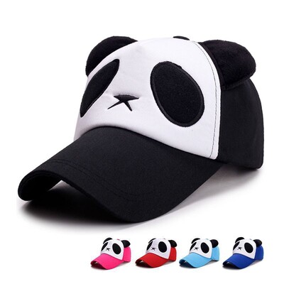 Nyári Aranyos Panda Baseballsapkák Férfiak Női Pamut Hip Hop Snapback Kalapok Fényvédő Fiúk Lányok Outdoor Gorras Dropshipping