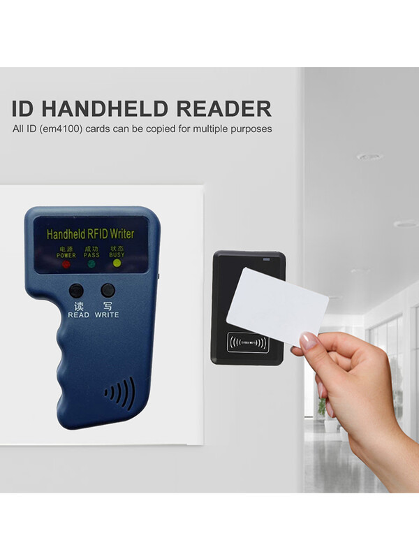 Rokas 125 khz RFID kopētājs atslēgu kopētājs lasītājs rakstītājs ID karšu klonētājs programmētājs rakstāmas atslēgu kartes atslēgu piekariņi