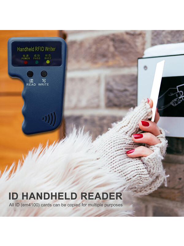 Rokas 125 khz RFID kopētājs atslēgu kopētājs lasītājs rakstītājs ID karšu klonētājs programmētājs rakstāmas atslēgu kartes atslēgu piekariņi