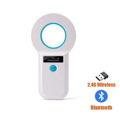 Bluetooth 2.4G WIFI ασύρματος αναγνώστης ετικετών ζώων Φορητός RFID 134.2Khz/125Khz EMID σαρωτής μικροτσίπ για κατοικίδια για σκύλος γάτα αγελαδινό πρόβατο