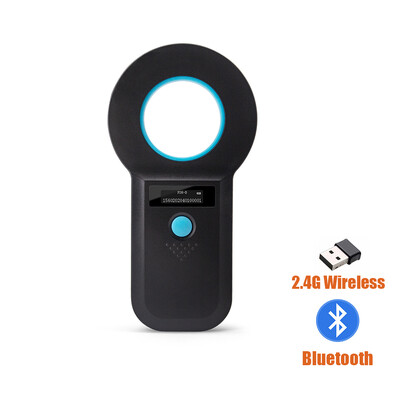 Bluetooth 2.4G WIFI ασύρματος αναγνώστης ετικετών ζώων Φορητός RFID 134.2Khz/125Khz EMID σαρωτής μικροτσίπ για κατοικίδια για σκύλος γάτα αγελαδινό πρόβατο
