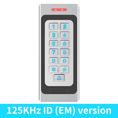 RFID metalinė prieigos valdymo klaviatūra vandeniui atspari IP67 lietaus lauko 3000 naudotojų durų atidarytuvas elektrinei užrakto sistemai su 10 vnt raktu