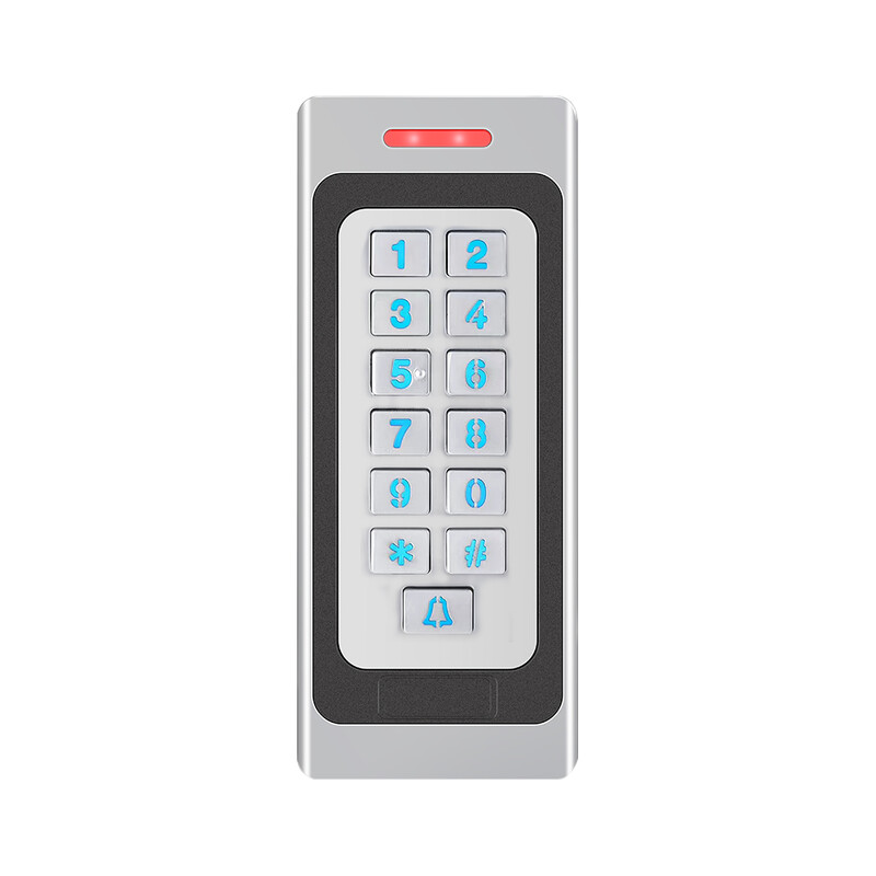 RFID metalinė prieigos valdymo klaviatūra vandeniui atspari IP67 lietaus lauko 3000 naudotojų durų atidarytuvas elektrinei užrakto sistemai su 10 vnt raktu