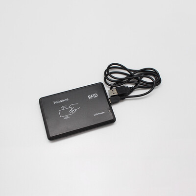 USB-pordiga RFID-kiipkaardilugeja, 13,56 MHz IC-kaart, kontaktivaba tundlikkus, Linuxi tugiaknasüsteem