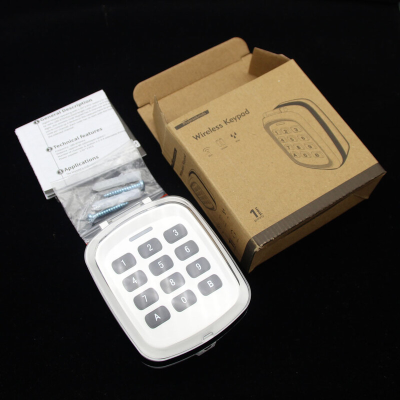 Ūdensizturīgs 433Mhz 868mhz garāžas durvju bezvadu tastatūras daudzfrekvences fiksētam kodam un ritošam kodam 433,92MHz 868,3MHz tālvadības pults