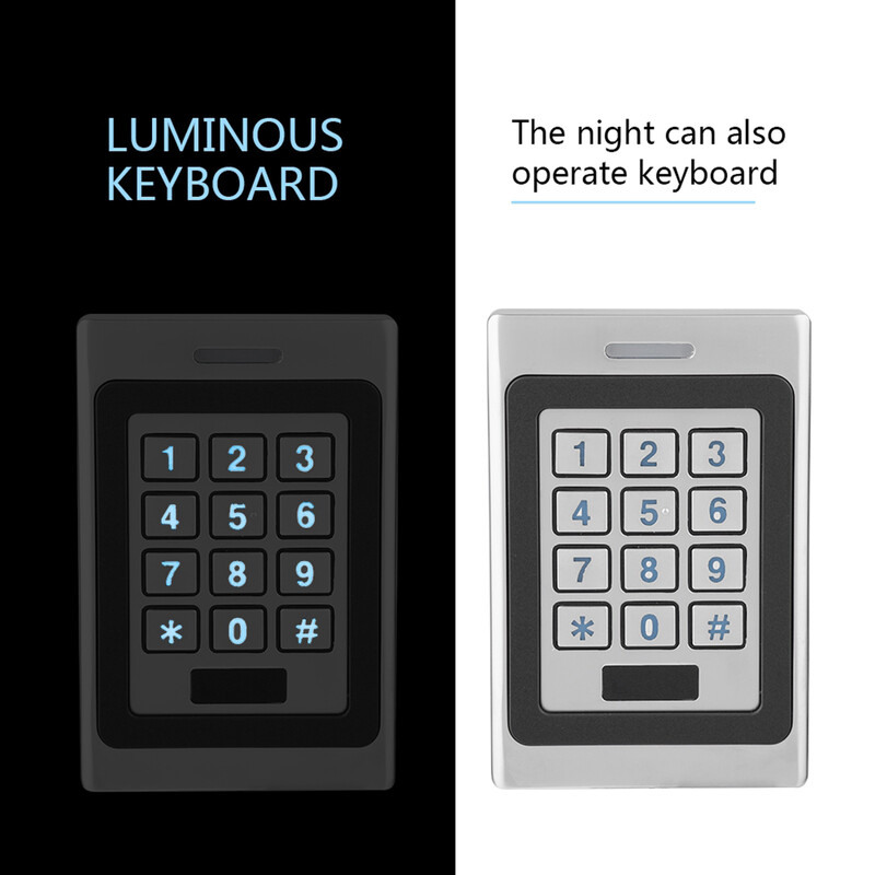 Ελεγκτής πρόσβασης Σύστημα εισόδου πόρτας Αδιάβροχο IP67 Κάρτα RFID Ελεγκτής πρόσβασης πόρτας Πληκτρολόγιο ασφαλείας Σύστημα ελέγχου πρόσβασης πόρτας