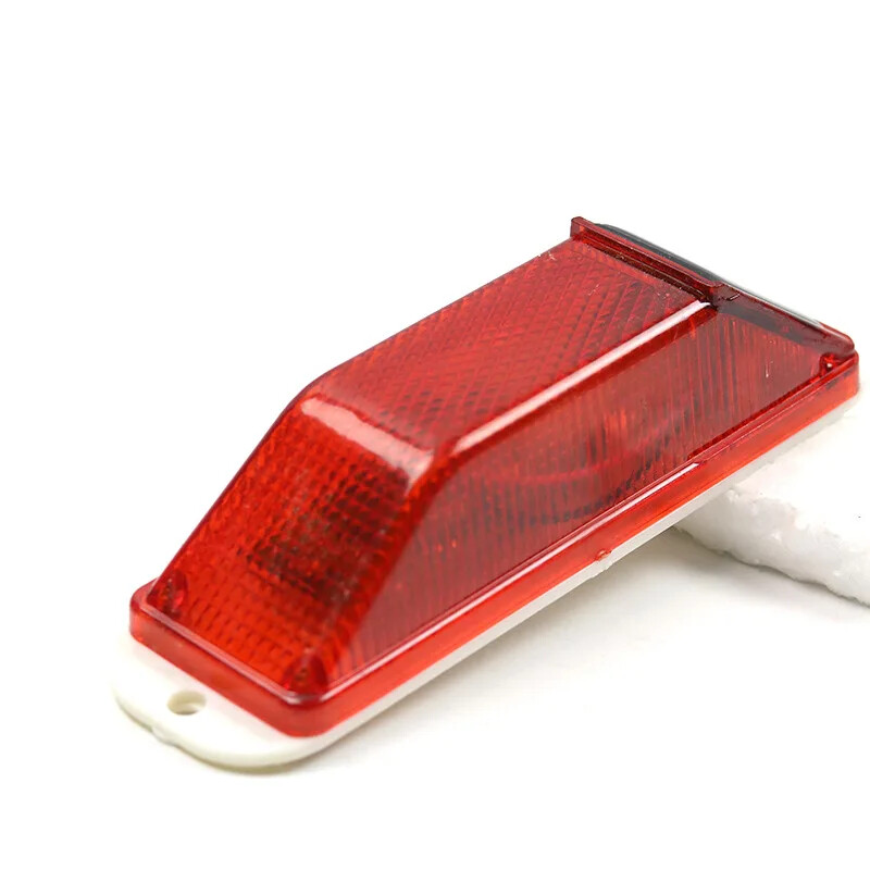 Hoiatus-LED-lambi välklamp Liiklus Ettevaatustuli kiibi juhtsilla ehitus Laetav öösõit Päikeseenergiaga