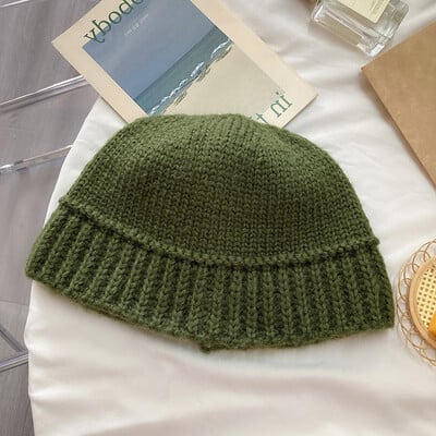 Divatos műszőrme téli vödör női lányoknak tömör, vastagított puha, meleg horgászathoz kültéri üdülési kalap hölgy