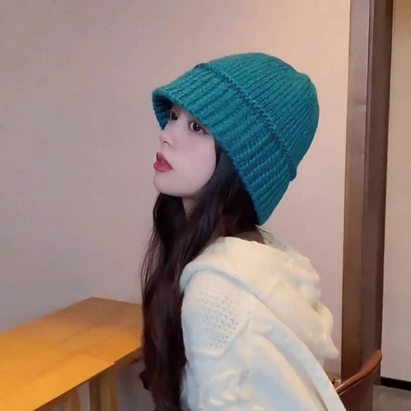 Divatos műszőrme téli vödör női lányoknak tömör, vastagított puha, meleg horgászathoz kültéri üdülési kalap hölgy