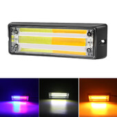 12V 24V sunkvežimio LED blykstelėjusi avarinė lemputė COB automobilio priekinės grotelės, įspėjamoji lemputė, pavojaus blykstės juosta ugniagesių sunkvežimių policijos mirksinti