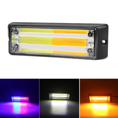 12V 24V kravas automašīnas LED strobo avārijas gaismas COB automašīnas priekšējā režģa brīdinājuma gaismas zibspuldzes bīstamības stienis ugunsdzēsēju kravas automašīnai policijas mirgojoša gaisma