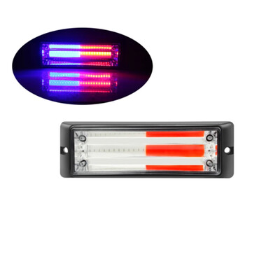 12V 24V sunkvežimio LED blykstelėjusi avarinė lemputė COB automobilio priekinės grotelės, įspėjamoji lemputė, pavojaus blykstės juosta ugniagesių sunkvežimių policijos mirksinti