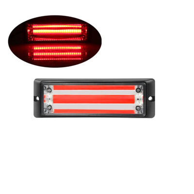 12V 24V sunkvežimio LED blykstelėjusi avarinė lemputė COB automobilio priekinės grotelės, įspėjamoji lemputė, pavojaus blykstės juosta ugniagesių sunkvežimių policijos mirksinti