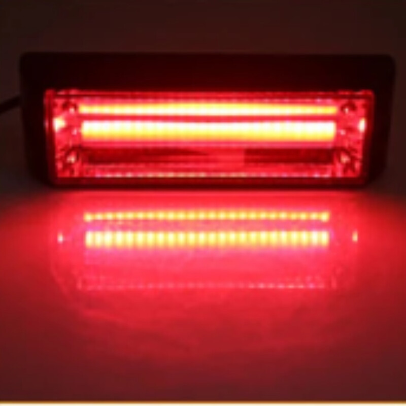 12V 24V sunkvežimio LED blykstelėjusi avarinė lemputė COB automobilio priekinės grotelės, įspėjamoji lemputė, pavojaus blykstės juosta ugniagesių sunkvežimių policijos mirksinti