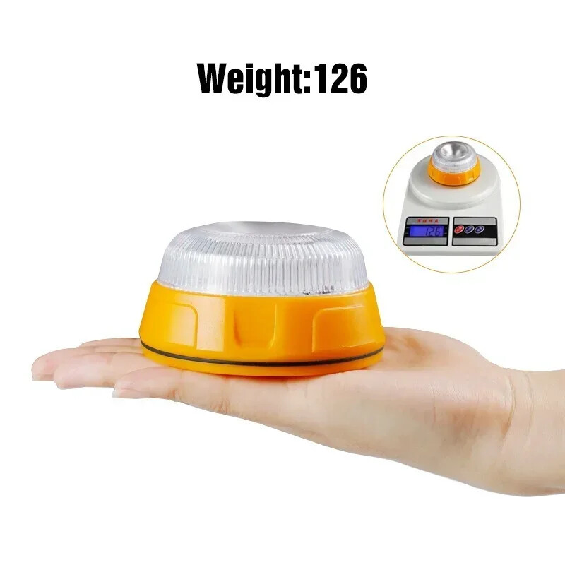 Automobilio avarinis švyturys V16 SOS Light Saugos kelyje Pagalba Mirksi lemputė Eismo saugos įspėjimas Magnetinio gedimo darbo lempos ženklas