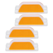 4 bucăți Semnele reflectorizante de delimitare reflectoare ale căii de acces Marcatoare rutiere trapezoidale Delimitatoare de balustradă pentru trotuar