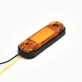 12V- 24V 3LED ремарке камион странична габаритна лампа водоустойчива нощна безопасност предупредителни светлини странична насочваща сигнална лампа габаритна лампа каравана