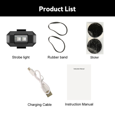 Automašīnas Motociklu Gaismas Drone Strobe Light USB LED Pretsadursmes Velosipēds Lidmašīnas Nakts Lidojums Mini Mirgojošs Brīdinājuma signāla gaisma