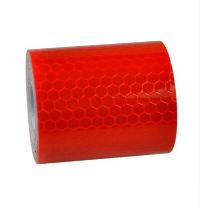 Ohutusmärgis Helkurriba kleebis Auto stiil Isekleepuv hoiatuslint Autod Mootorratta helkurriba