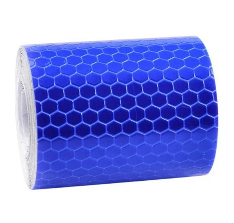 Ohutusmärgis Helkurriba kleebis Auto stiil Isekleepuv hoiatuslint Autod Mootorratta helkurriba