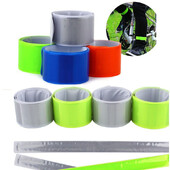 2tk 40cm helkur randmepael Slap Band jalarihmad Ohutus helkuri käevõrud mähis käepael jooksmise ja ratsutamise ohutuseks