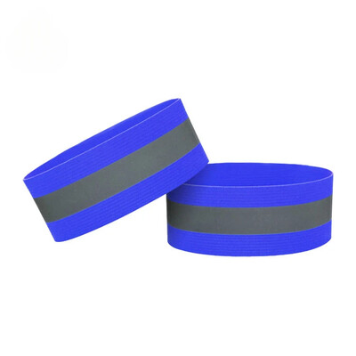 Brățară elastică reflectorizante de siguranță Sporturi în aer liber Alergare de noapte Ciclism Jogging Bandă reflectoare de avertizare Bandă de braț Bandă de mână