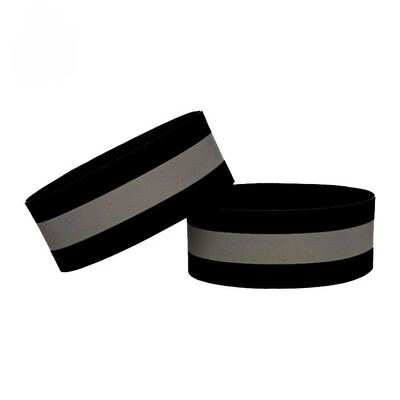 Brățară elastică reflectorizante de siguranță Sporturi în aer liber Alergare de noapte Ciclism Jogging Bandă reflectoare de avertizare Bandă de braț Bandă de mână