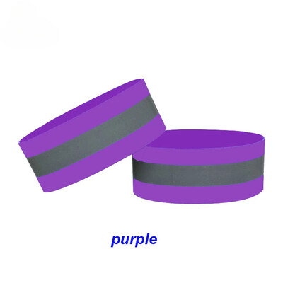 Brățară elastică reflectorizante de siguranță Sporturi în aer liber Alergare de noapte Ciclism Jogging Bandă reflectoare de avertizare Bandă de braț Bandă de mână